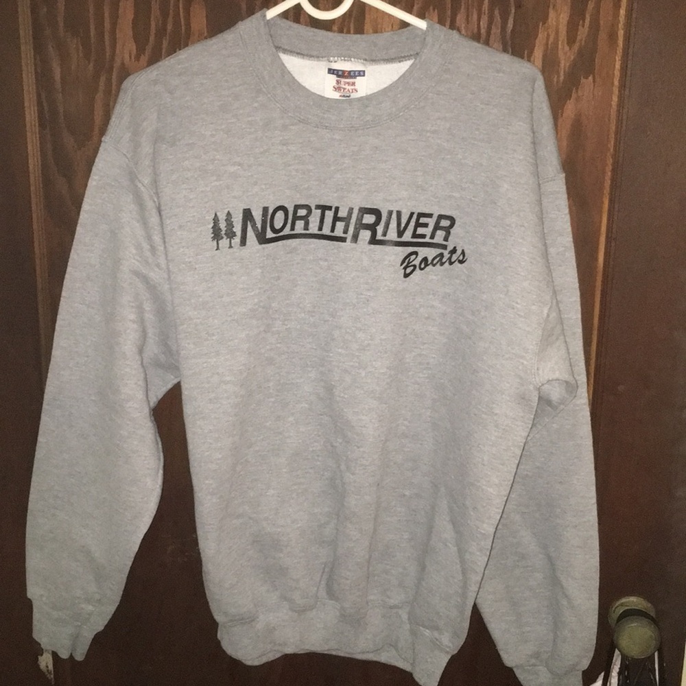 Jerzees North River Boats crew neck